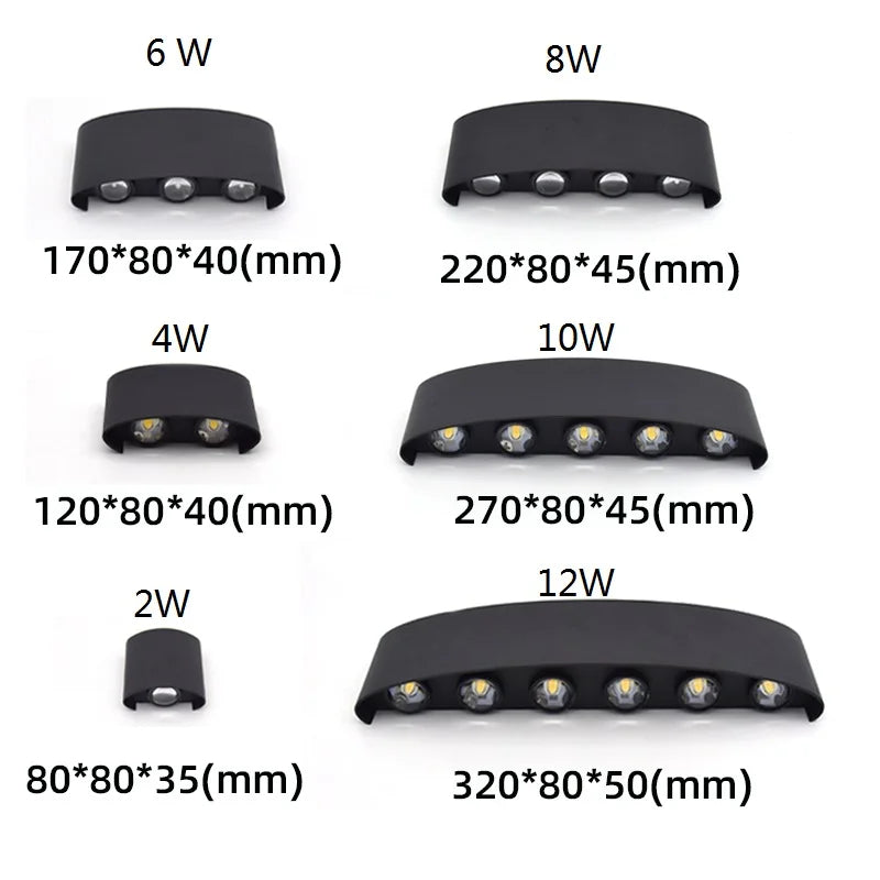 Waterproof LED Outdoor/Indoor Wall Lamp