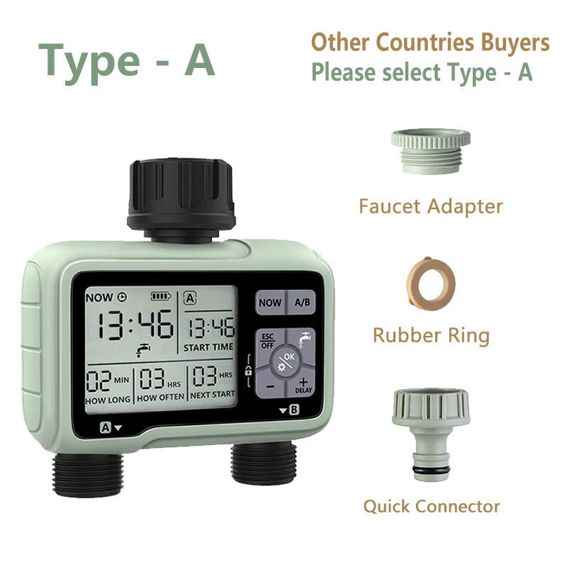 2-Outlet Automatic Water Timer