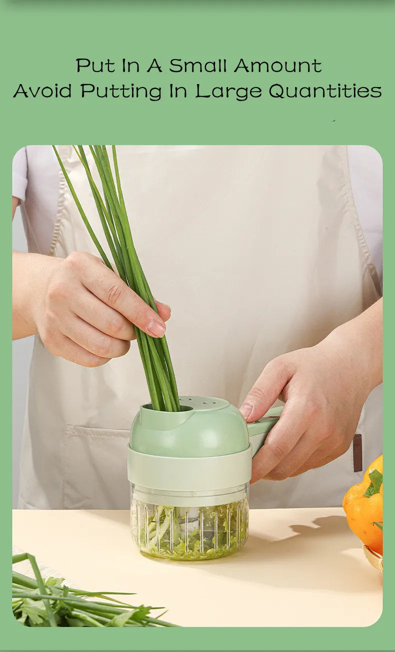 Electric Wireless Vegetable Cutter