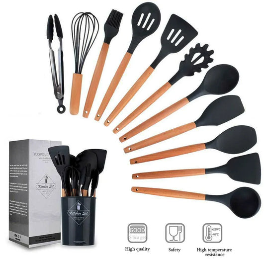 12 Pcs Silicone Kitchenware