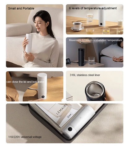 XIAOMI MIJIA Portable Electric Kettle/Thermos Cup