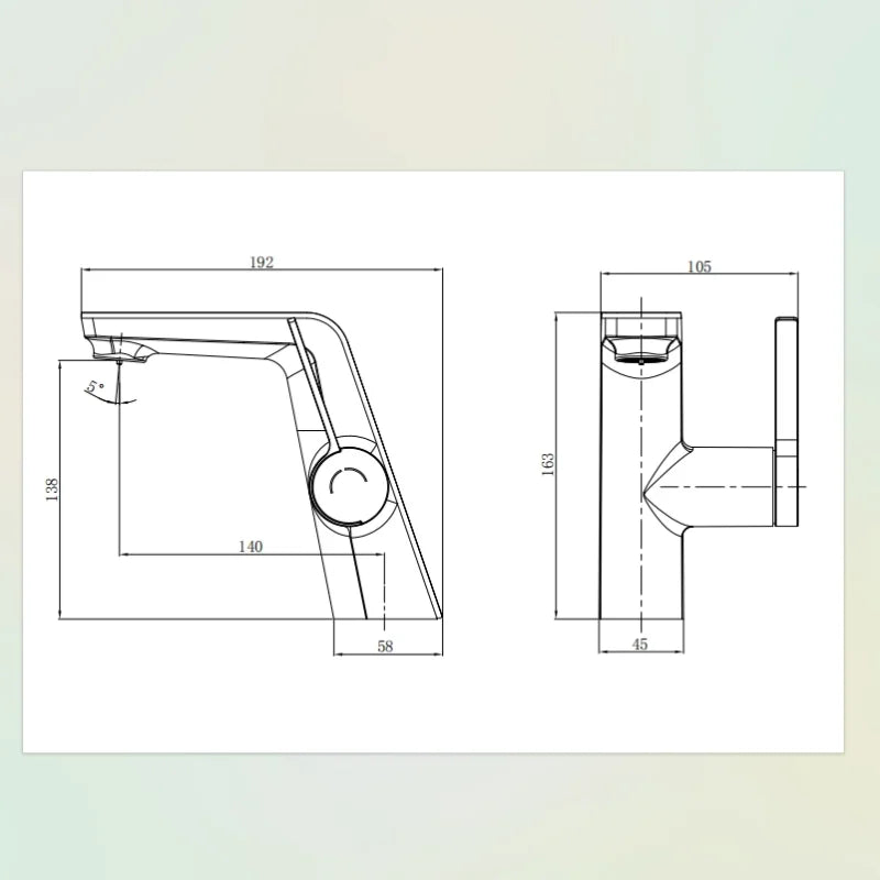 High Tech Temperature Display Faucet