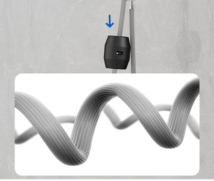 Waterfall/Stream Sprayer Faucet With Digital Temperature Display