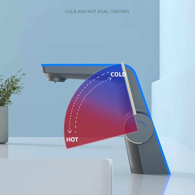 High Tech Temperature Display Faucet