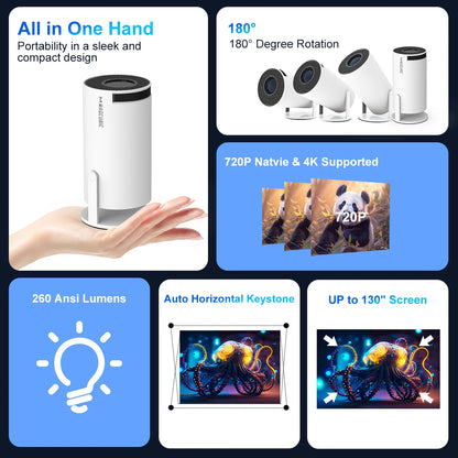 Home/Outdoor Cinema Projector HY300 Pro