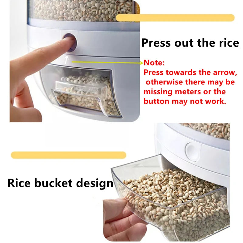 Groats Storage Container/Dispenser