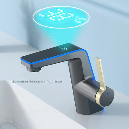 High Tech Temperature Display Faucet