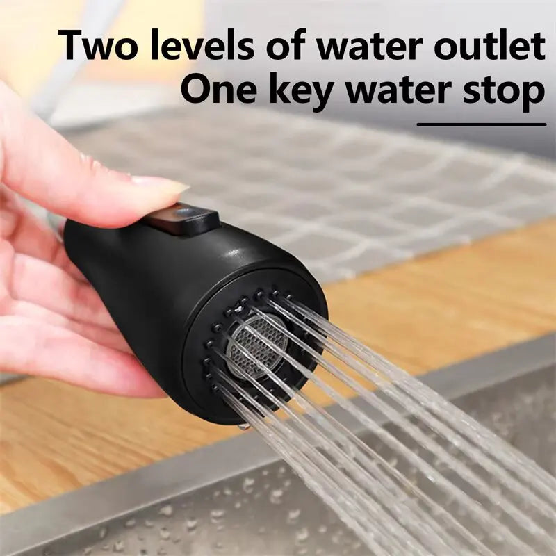 Stainless Steel Water Faucet With Pull Out Spout