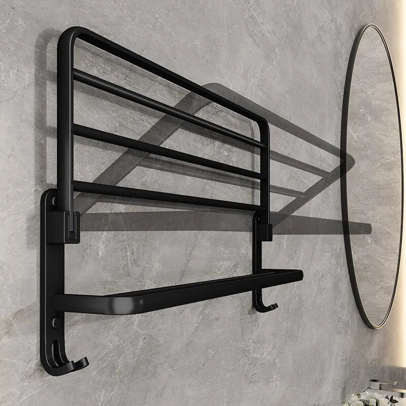 Folding Holder/Towel Rack