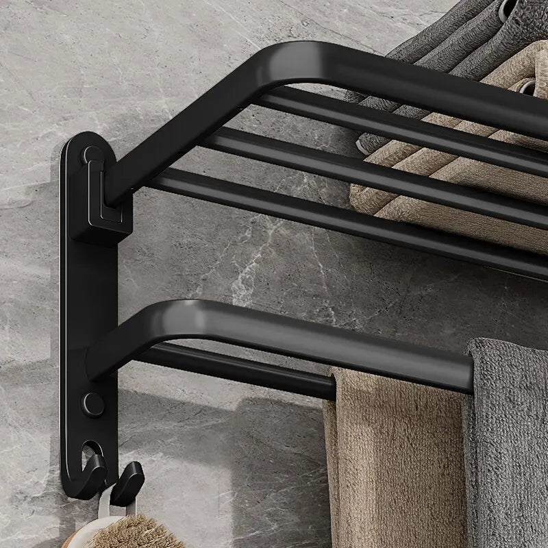 Folding Holder/Towel Rack
