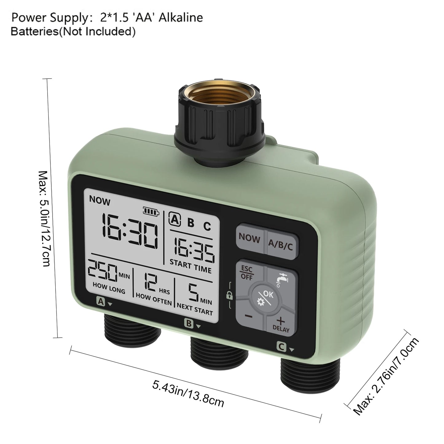 3-Outlet Automatic Water Timer
