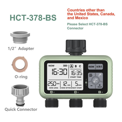 3-Outlet Automatic Water Timer