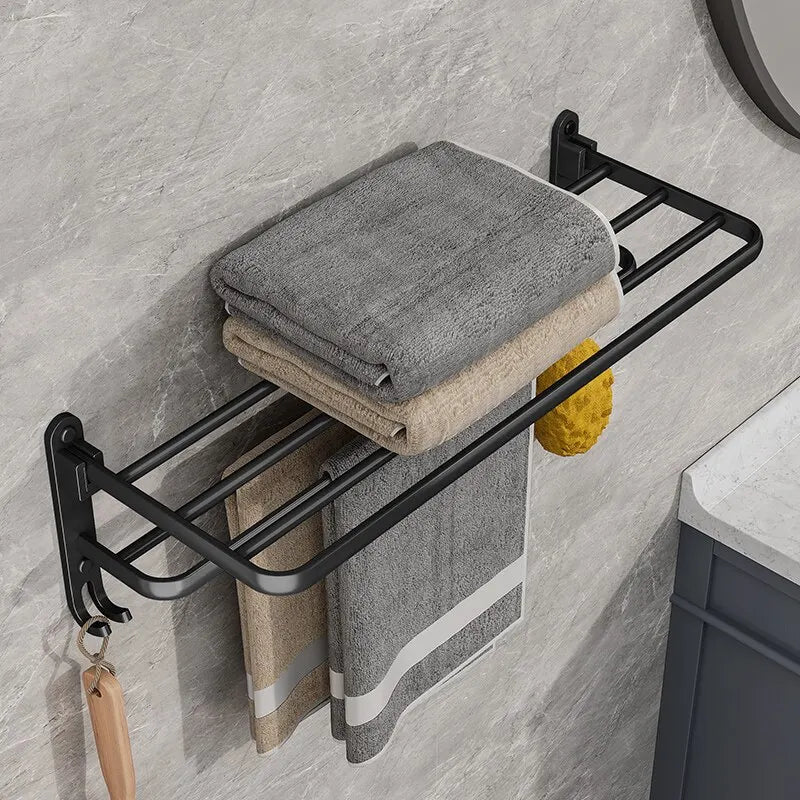 Folding Holder/Towel Rack