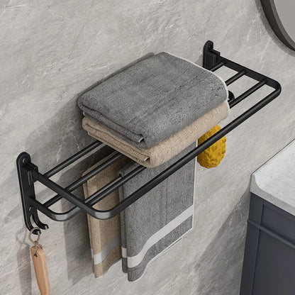 Folding Holder/Towel Rack