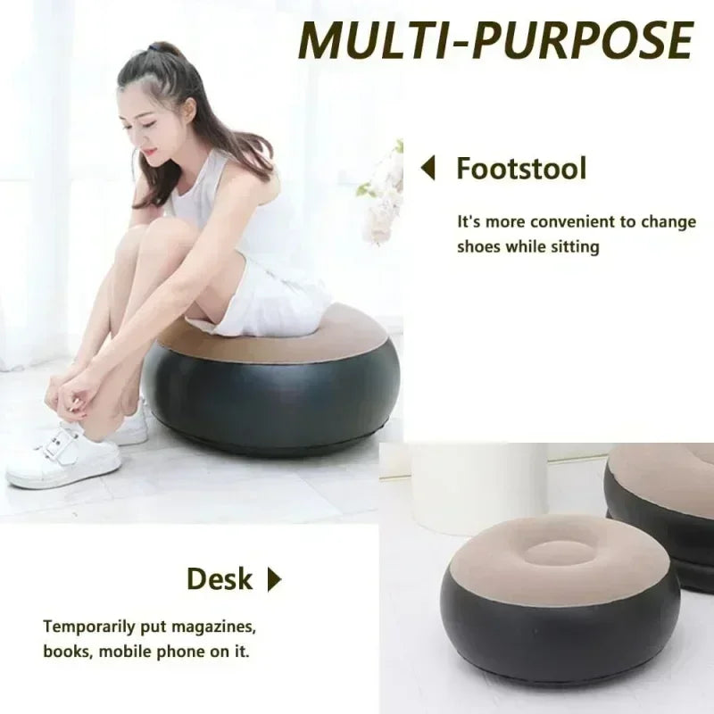 Inflatable Sofa With Footstool