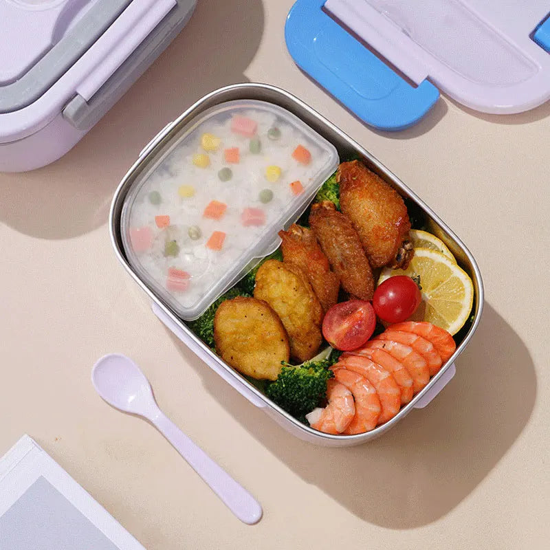 Lunch Box With Food Heating Function