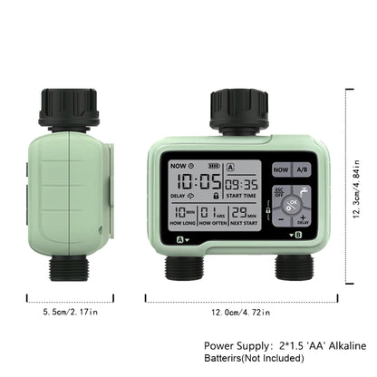 2-Outlet Automatic Water Timer