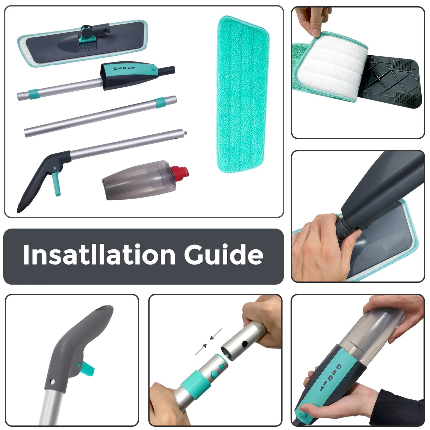 Floor Cleaning Spray Mop