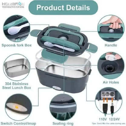 Lunch Box With Food Heating Function