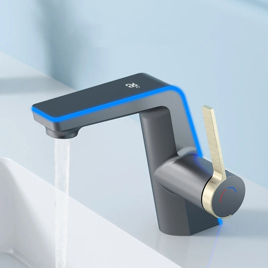 High Tech Temperature Display Faucet