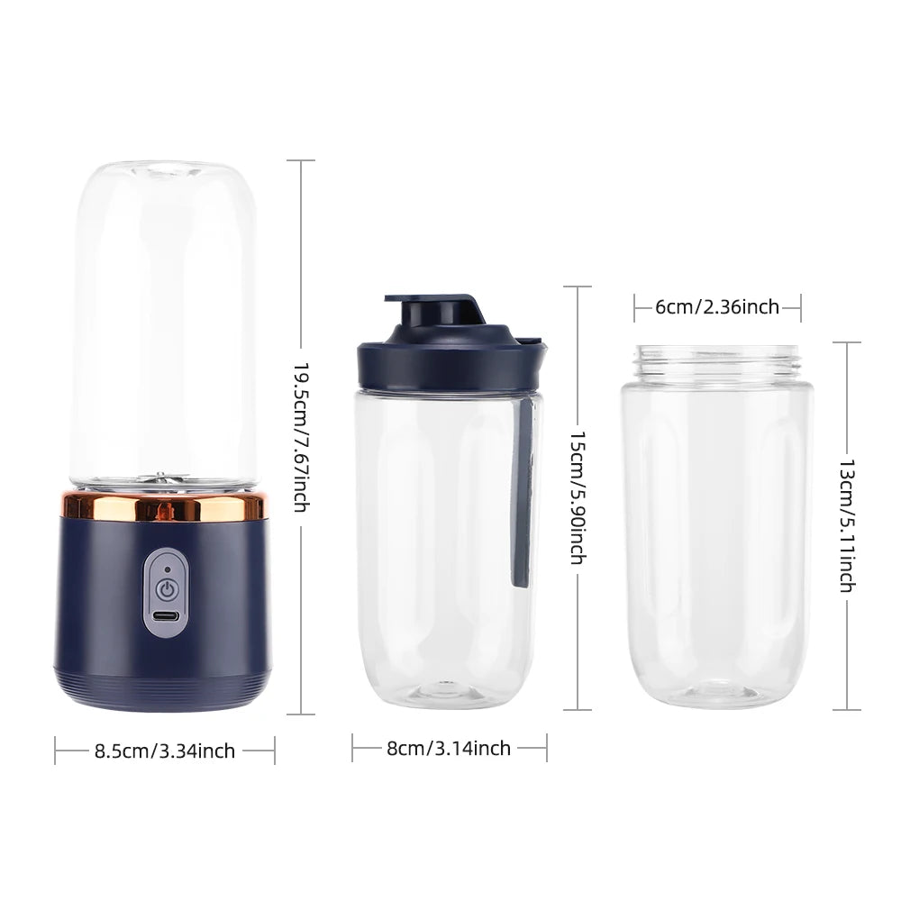Portable Fruit Blender/Mixer for Shakes