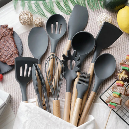 12 Pcs Silicone Kitchenware