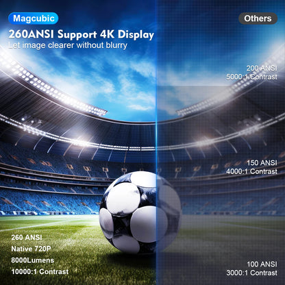 Home/Outdoor Cinema Projector HY300 Pro