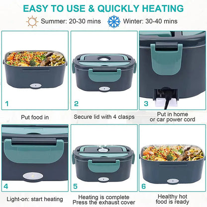 Lunch Box With Food Heating Function