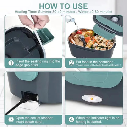 Lunch Box With Food Heating Function