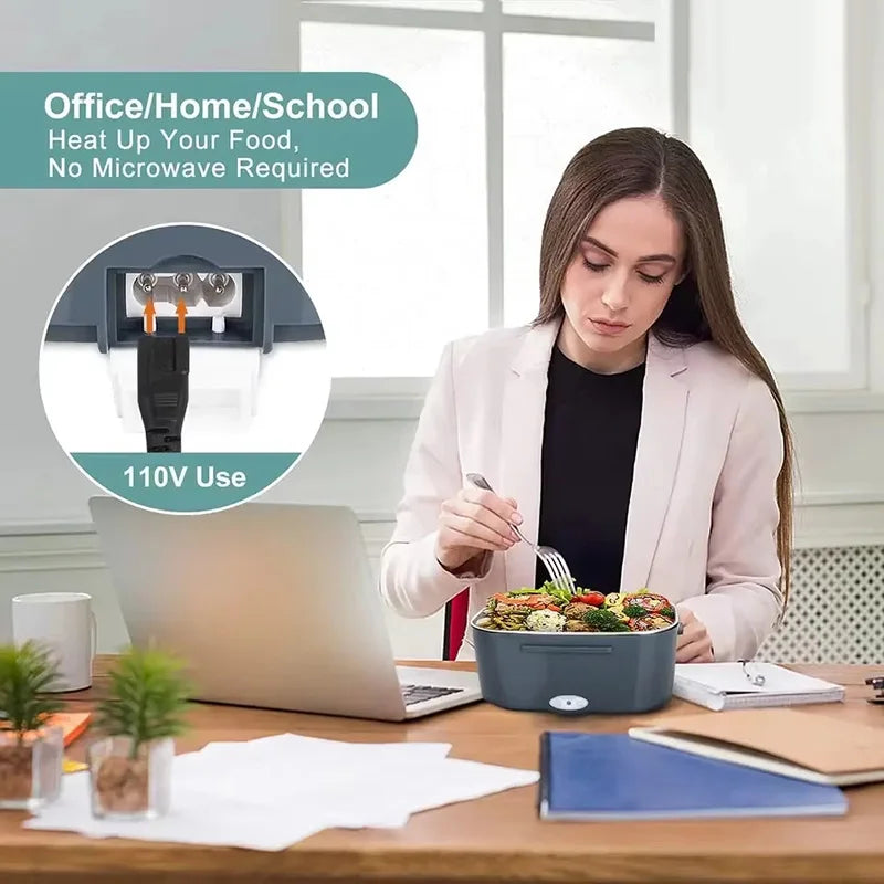 Lunch Box With Food Heating Function